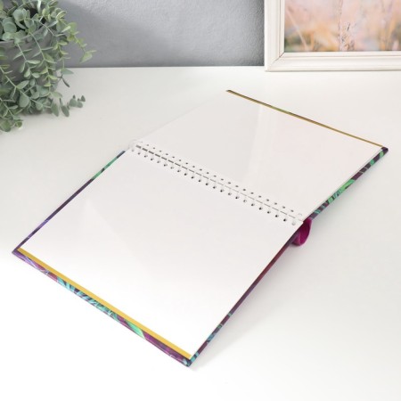 Photo album on 10 magnetic sheets 23x28 cm, int. spiral "Belle Fleur" jungle-4