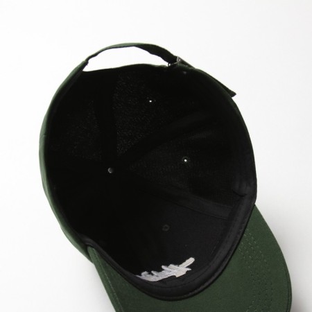 Minaku cap "Heart", green color, size 56-58-7
