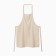 Apron Ethel ECO, central milk, 60x70 cm, 70% HL, 30% linen, 190 g/m2