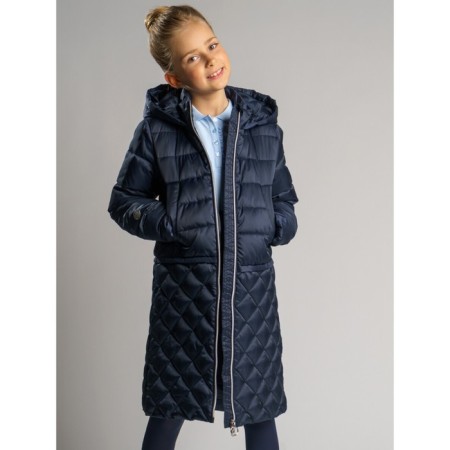 Coat insulated for a girl, height 122 cm