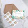 Invitation in the craft envelope for the wedding "Tropics"