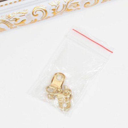 Photo frame plastic 40x60 cm, gold with white (plastic screen)-5