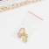 Photo frame plastic 40x60 cm, gold with white (plastic screen)