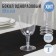 Plastic disposable glass for wine, 200 ml, transparent color