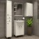 Wardrobe for the bathroom "Tour 6001", 60 x 24 x 80 cm