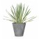 Kashpo for flowers, 28.5 l, color concrete, tubus effect