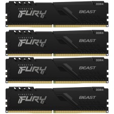 Memory DDR4 4x4GB 2666MHz KINGSTON KF426C16BBK4/16 Fury Beast Black RTL Gaming PC4-21300 CL 106501