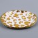 Paper plate "Golden Hearts", in a set of 6 pcs.