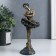 Polystone souvenir "Ballerina in position" under bronze 22x7.5x8 cm