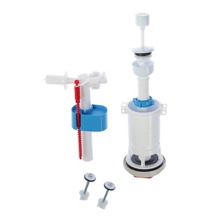 Reinforcement for flush tanks "Any Plast" WC4050 Economy, with a lateral eyeliner 1/2 ", white stem