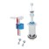 Reinforcement for flush tanks "Any Plast" WC4050 Economy, with a lateral eyeliner 1/2 ", white stem