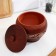 A hot pot of 0.7 l, 13x13x13cm, Angob