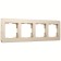 Frame W0042611, 4 Platinum sockets, champagne