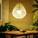 Ceiling lamp from Rotan "drop" 1x120W, E27, 22x22x26 cm