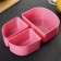 Lunch-Box Plastic "Practicality", 3 compartments, with removable cells, 18.5 × 14 × 7 cm, color mix