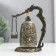 Bell-hog metal table "Dragon" 12x9x7 cm
