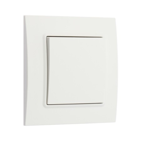 Tot Elegant switch, 10 a, 1 cl., Hidden, white-1