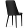 Stool on a metal frame hairdryer r metal/eco -leather, black/black 46x56x91 cm
