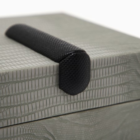 The casket for jewelry "Classic" eco -leather, set 2 pcs.-5