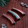 Wooden souvenir "Butterfly knife" painted, color mix