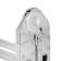 Staircase, two -section, articulated, aluminum, 5 steps