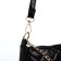 Bag Baget with a zipper, black color