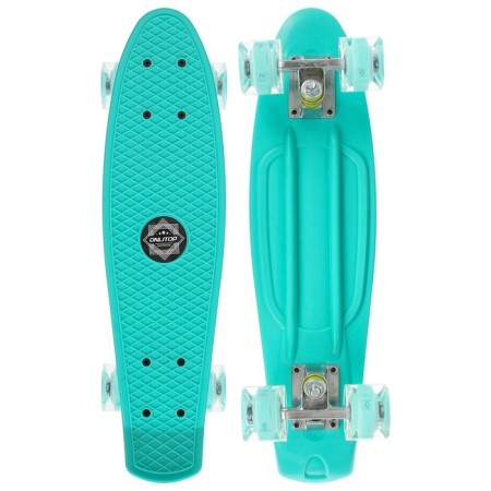 Skateboard Onlitop, 56x15 cm, light wheels PU 60x45 mm, aluminum frame, color mix-5