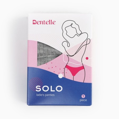 Panties female brazilians, gray color, size 44 (s)-6
