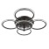 Causteen with PDU 1833/5CF LED 160W 3000-6000k Dimmer Coffee 65x65x11.5 cm Bayerlux