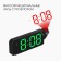 Clock - Electronic desk an alarm clock with a projection on the ceiling, thermometer, calendar, USB
