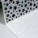 Embosting stencil plastic "Stars and strips" 15x15 cm