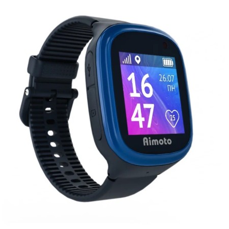 Children's smart hours Aimoto Start 2, 1.44 ", GPS, History of movements, safe zone, black-1