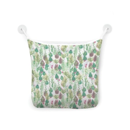 Organizer in a bath on suction cups "Forest Flora", for storing toys and trifles, size 33x39 cm-2