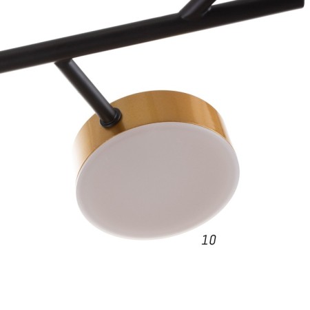 Luer with PDU 2300/9GD LED 190W 3000-6000k gold 85x85x9 cm Bayerlux-7