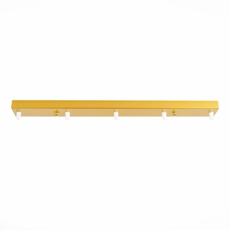Ceiling mount on 5 lamps (rectangular) ST LUCE. SL001.213.05. SL001, 60x6 cm, golden color