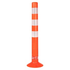Soft parking column Airline, 3 reflective stripes, height 750 mm, diameter 70 mm