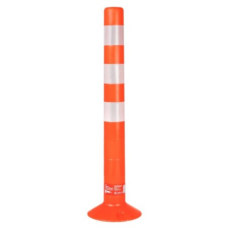 Soft parking column Airline, 3 reflective stripes, height 750 mm, diameter 70 mm