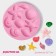 Mold Dolyana "Sea Stars", silicone, 8.7 × 1.1 cm, pink color