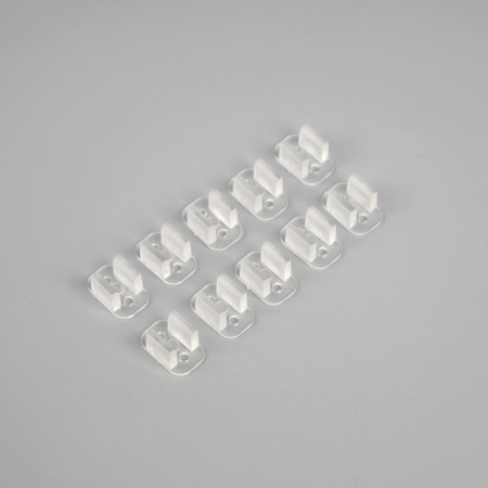 Set of mounting clips for neon 6 x 12 mm, 10 pieces-3