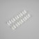 Set of mounting clips for neon 6 x 12 mm, 10 pieces