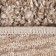 Sheggy carpet 80x80 cm, pp 100%, jute