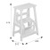 Stool- ladder, 455x310x616, snow
