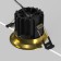 The built-in lamp Technical DL058-12W3K-BS, LED, 12 W, 80x80x60 mm, 930 lm, 3000k, brass