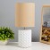 Bernard desktop 1x40W E14 pr-1,6M white/coffee 15x15x33cm