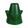 Plastic flowerbed, d = 15–35 cm, h = 40, "floral carousel", green