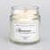 Aromatic candle made of soy wax in a bank, 150 g, orange and black pepper