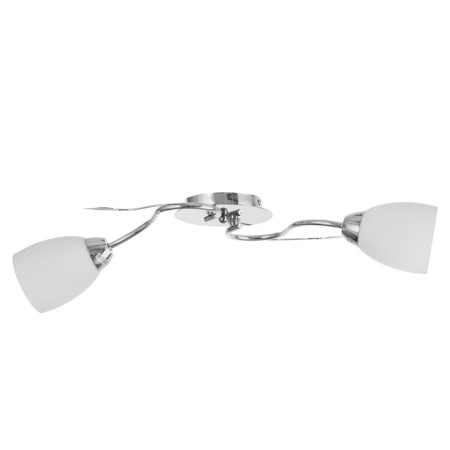 Jil chandelier 2x60W E27 chrome 54x25x22cm
