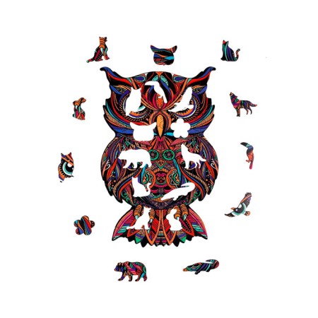 Figure puzzle "Owls"-3