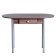 Oval table with an economy drawer 1100x600x750 Metaliki gray/ash shimo dark