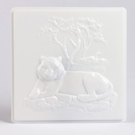 Reusable coloring "Tiger", 20 × 20 cm-4